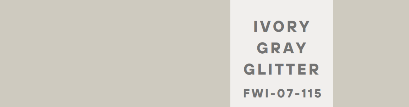 IVORY GRAY GLITTER Lami Gloss Panel